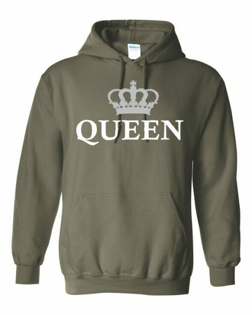 QUEEN  - Cotton Ouaté Kangourou (Unisexe) Pour Adulte