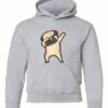 BULLDOG DABBING  - Youth Hooded Sweatshirt (Unisex)