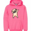 BULLDOG DABBING  - Youth Hooded Sweatshirt (Unisex)