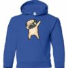 BULLDOG DABBING  - Youth Hooded Sweatshirt (Unisex)