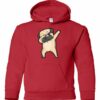 BULLDOG DABBING  - Youth Hooded Sweatshirt (Unisex)