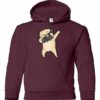 BULLDOG DABBING  - Youth Hooded Sweatshirt (Unisex)