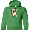 BULLDOG DABBING  - Youth Hooded Sweatshirt (Unisex)