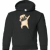 BULLDOG DABBING  - Youth Hooded Sweatshirt (Unisex)