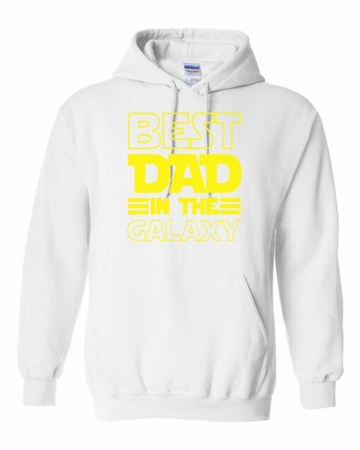 BEST DAD IN THE GALAXY  - Adult Hooded Sweatshirt (Unisex)