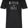 NETFLIX AND CHILL  - UCXX Adult Long T-Shirt