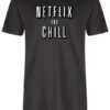 NETFLIX AND CHILL  - UCXX Adult Long T-Shirt