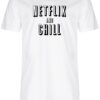 NETFLIX AND CHILL  - UCXX Adult Long T-Shirt