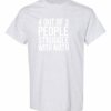 4 OUT OF 3 PEOPLE STRUGGLE WITH MATH  - Adult Round-neck T-shirt