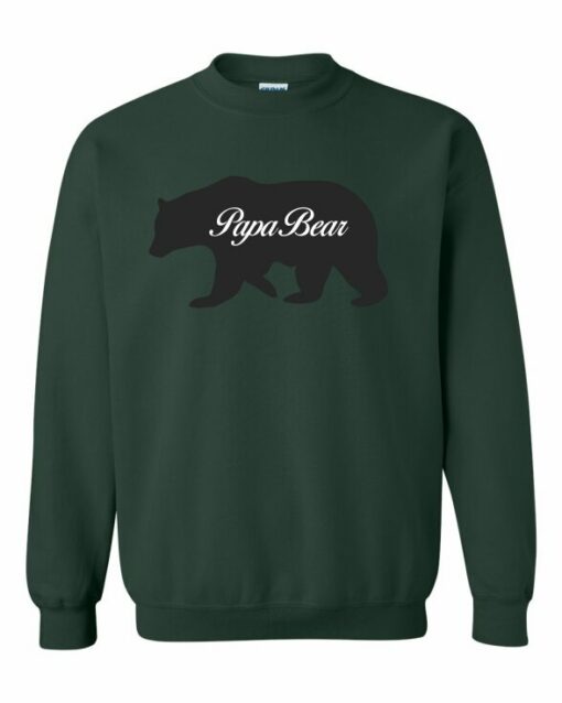 PAPA BEAR  - Adult Crew Neck Sweatshirt (Unisex)