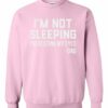 IM NOT SLEEPING IM RESTING MY EYES  - Adult Crew Neck Sweatshirt (Unisex)