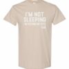 IM NOT SLEEPING IM RESTING MY EYES - Adult Round-neck T-shirt
