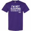 IM NOT SLEEPING IM RESTING MY EYES - Adult Round-neck T-shirt