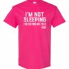 IM NOT SLEEPING IM RESTING MY EYES - Adult Round-neck T-shirt