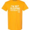 IM NOT SLEEPING IM RESTING MY EYES - Adult Round-neck T-shirt
