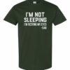 IM NOT SLEEPING IM RESTING MY EYES - Adult Round-neck T-shirt