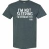 IM NOT SLEEPING IM RESTING MY EYES - Adult Round-neck T-shirt
