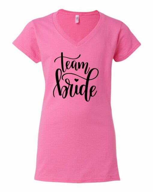 TEAM BRIDE - Women's V-neck T-shirt