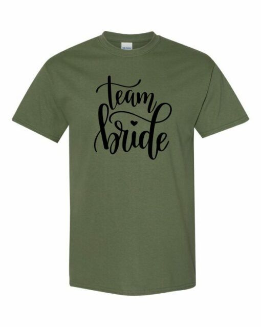 TEAM BRIDE - Adult Round-neck T-shirt
