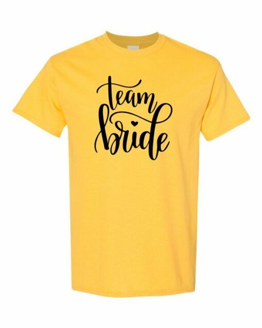 TEAM BRIDE - Adult Round-neck T-shirt