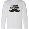 TEAM GROOM - Adult Long Sleeve Round-neck T-shirt