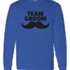 TEAM GROOM - Adult Long Sleeve Round-neck T-shirt