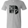 THIS IS THE WAY  - Adult V-neck T-shirt