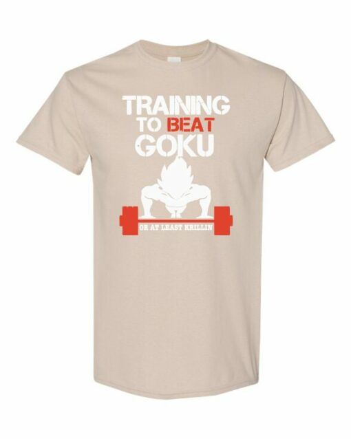 TRAINING TO BEAT GOKU  - T-shirt Col Rond Pour Adultes