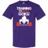 TRAINING TO BEAT GOKU  - Adult Round-neck T-shirt