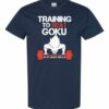 TRAINING TO BEAT GOKU  - Adult Round-neck T-shirt