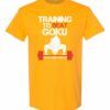 TRAINING TO BEAT GOKU  - Adult Round-neck T-shirt