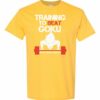 TRAINING TO BEAT GOKU  - Adult Round-neck T-shirt