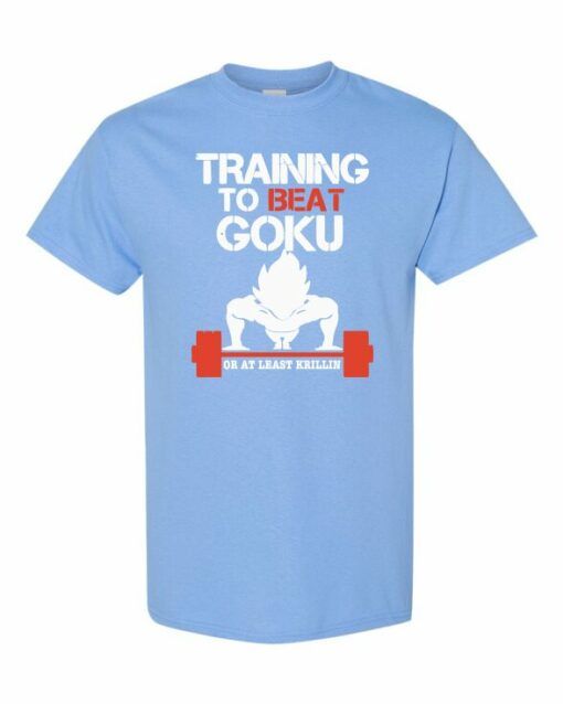 TRAINING TO BEAT GOKU  - T-shirt Col Rond Pour Adultes