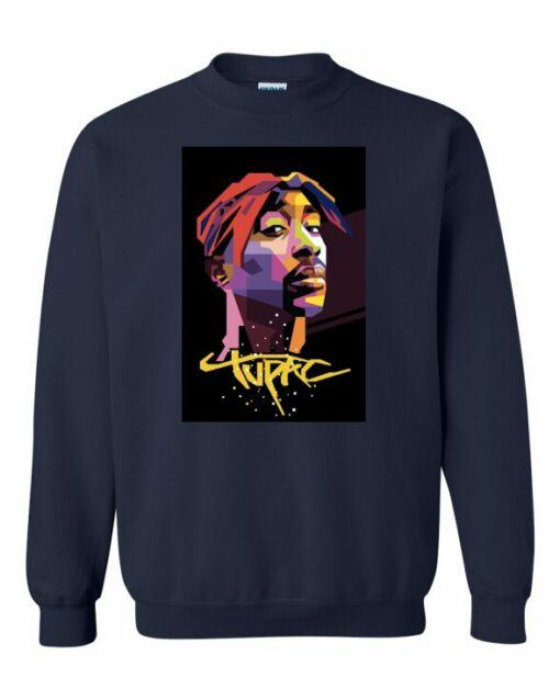 TUPAC ART  - Cotton Ouaté Col Rond (Unisexe) Pour Adultes