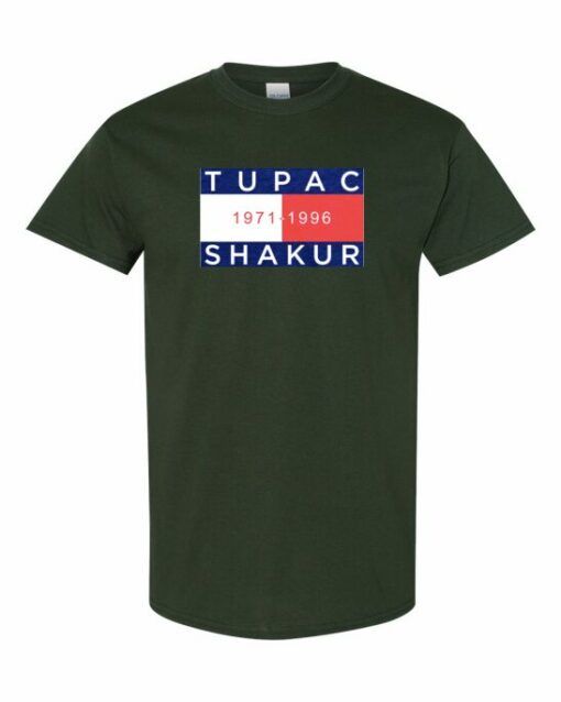 TUPAC SHAKUR  - T-shirt Col Rond Pour Adultes