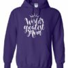 WORLD GREATEST MOM  - Adult Hooded Sweatshirt (Unisex)