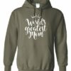 WORLD GREATEST MOM  - Adult Hooded Sweatshirt (Unisex)