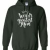 WORLD GREATEST MOM  - Adult Hooded Sweatshirt (Unisex)
