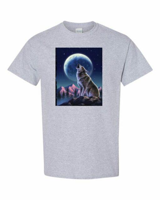 WOLF  - T-shirt Col Rond Pour Adultes