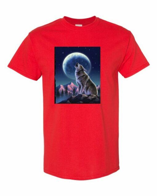 WOLF  - T-shirt Col Rond Pour Adultes