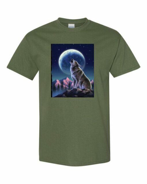 WOLF  - T-shirt Col Rond Pour Adultes