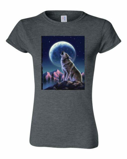 WOLF  - Women's Round-neck T-shirt