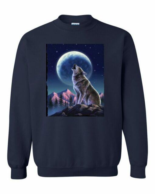 WOLF - Adult Crew Neck Sweatshirt (Unisex)