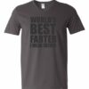 WORLD BEST FARTER I MEAN FATHER  - Adult V-neck T-shirt