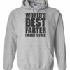 WORLD BEST FARTER I MEAN FATHER  - Adult Hooded Sweatshirt (Unisex)