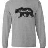 MAMA BEAR  - Adult Long Sleeve Round-neck T-shirt