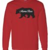 MAMA BEAR  - Adult Long Sleeve Round-neck T-shirt