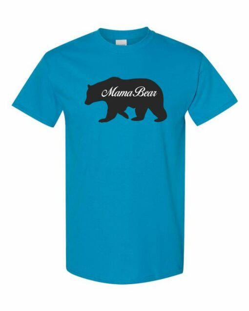 MAMA BEAR  - T-shirt Col Rond Pour Adultes