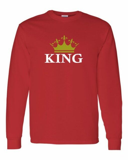 KING  - T-shirt Manche Long Col Rond Pour Adultes