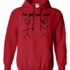 IVE GOT YOUR BACK  - Adult Hooded Sweatshirt (Unisex)
